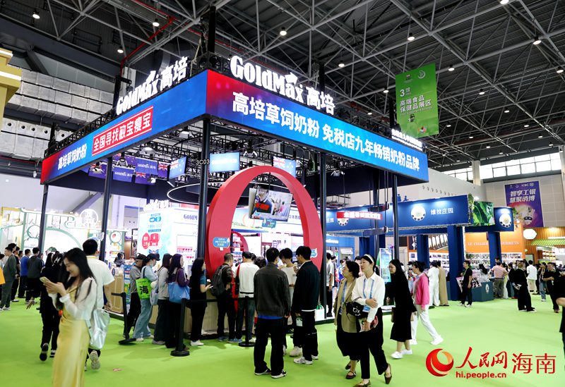 高培展馆设计突出绿色环保理念。人民网记者 符武平摄