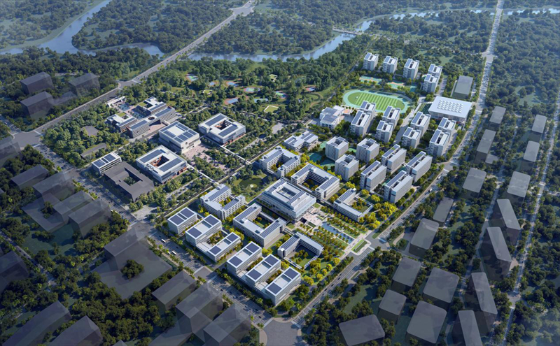 海南医科大学桂林洋新校区（二期）项目效果图。项目方供图