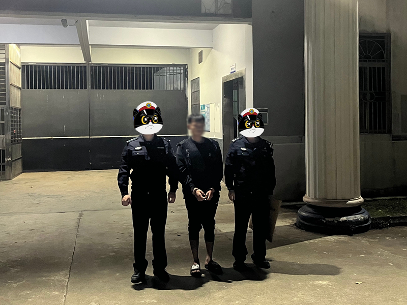 警方抓获犯罪嫌疑人。海南省公安厅反走私和海岸管理总队第二支队供图