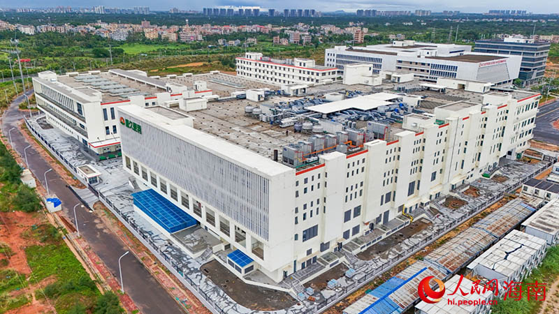 俯瞰唐久物流园。人民网记者 牛良玉摄