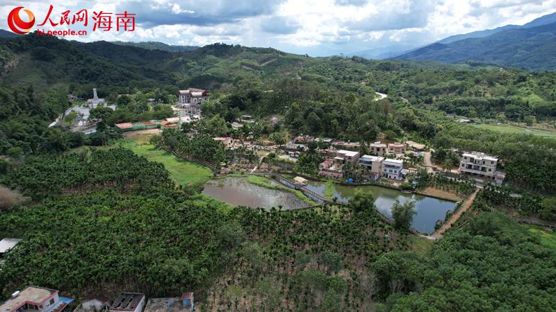 琼中红毛镇番响村。人民网记者 孟凡盛 摄