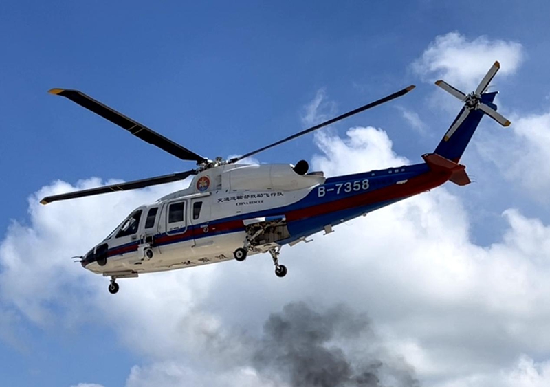 空中巡逻。海口海事局供图