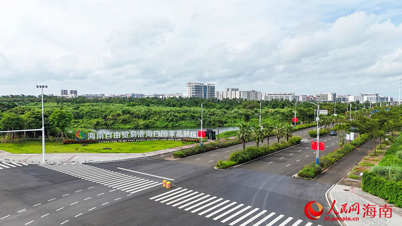 海口国家高新区美安生态科技新城。人民网记者 牛良玉摄