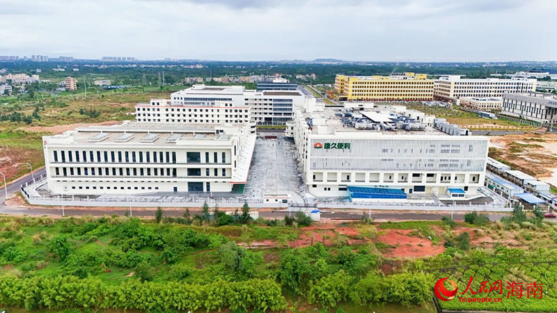 俯瞰唐久物流园。人民网记者 牛良玉摄