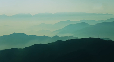 现实版青绿山水有画面了