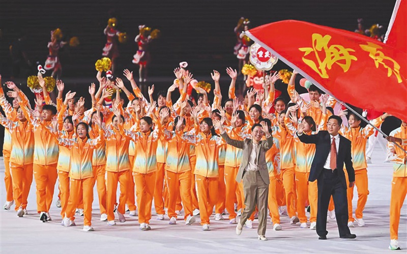 海南健儿闪亮登场