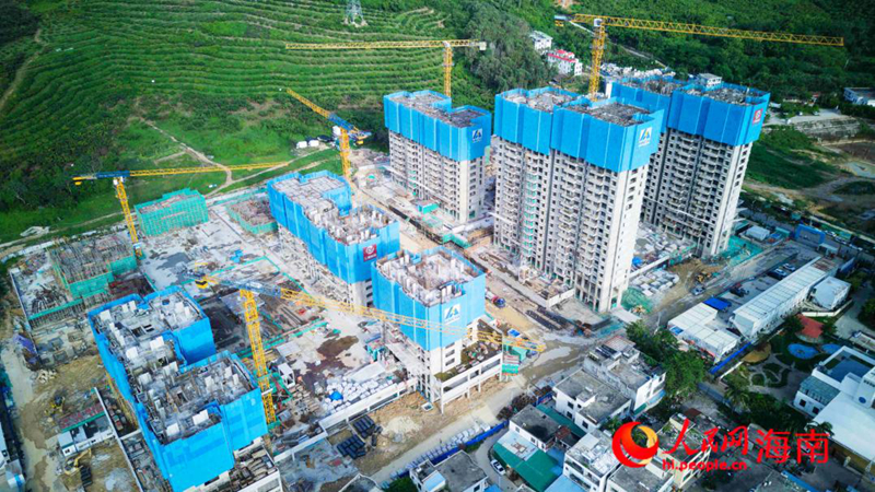 海罗安置区。实习生王忠华摄