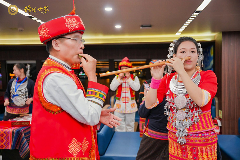 黎族音乐演奏。主办方供图