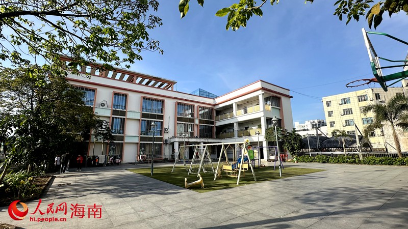 干净整洁的儿童福利院。人民网记者 符武平摄