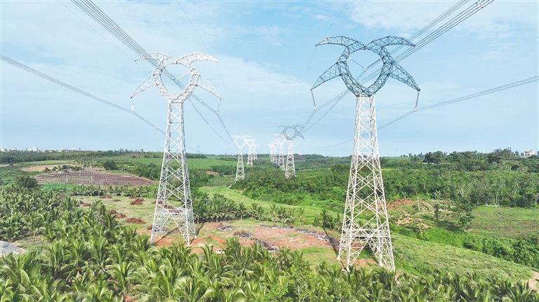 海南自贸港电力输送能力提升超4倍