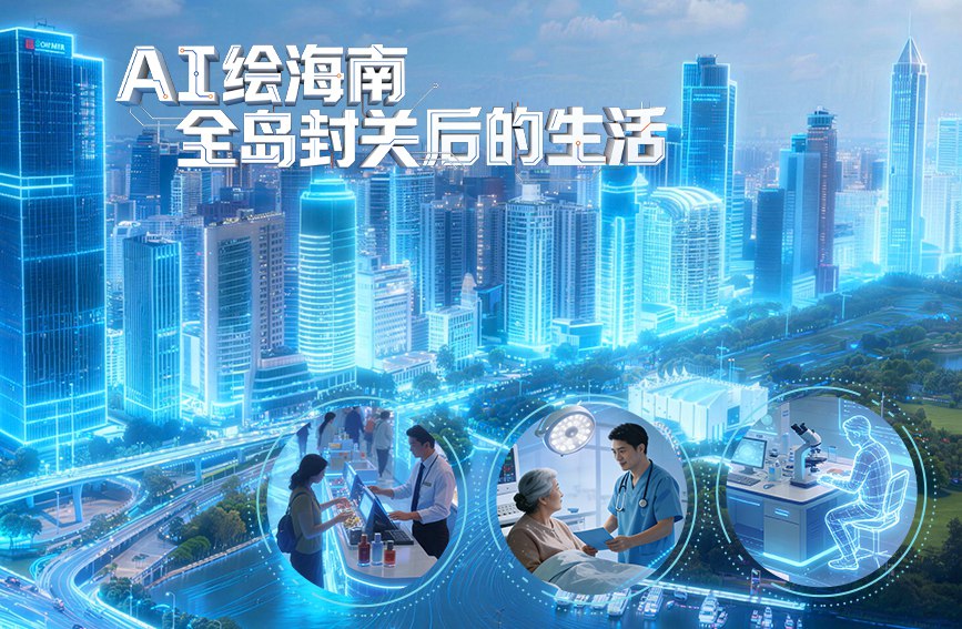 AI绘海南：全岛封关后的生活
