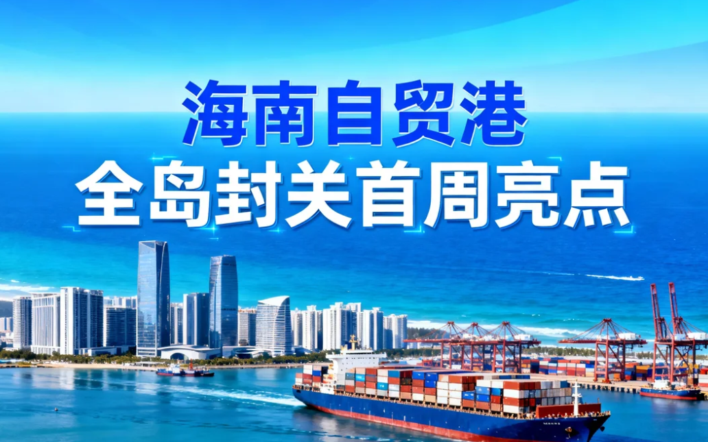数据看海南自贸港全岛封关首周亮点
