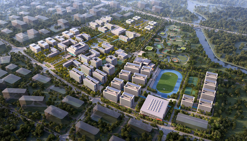 海南医科大学桂林洋新校区(二期)项目效果图。李景致供图