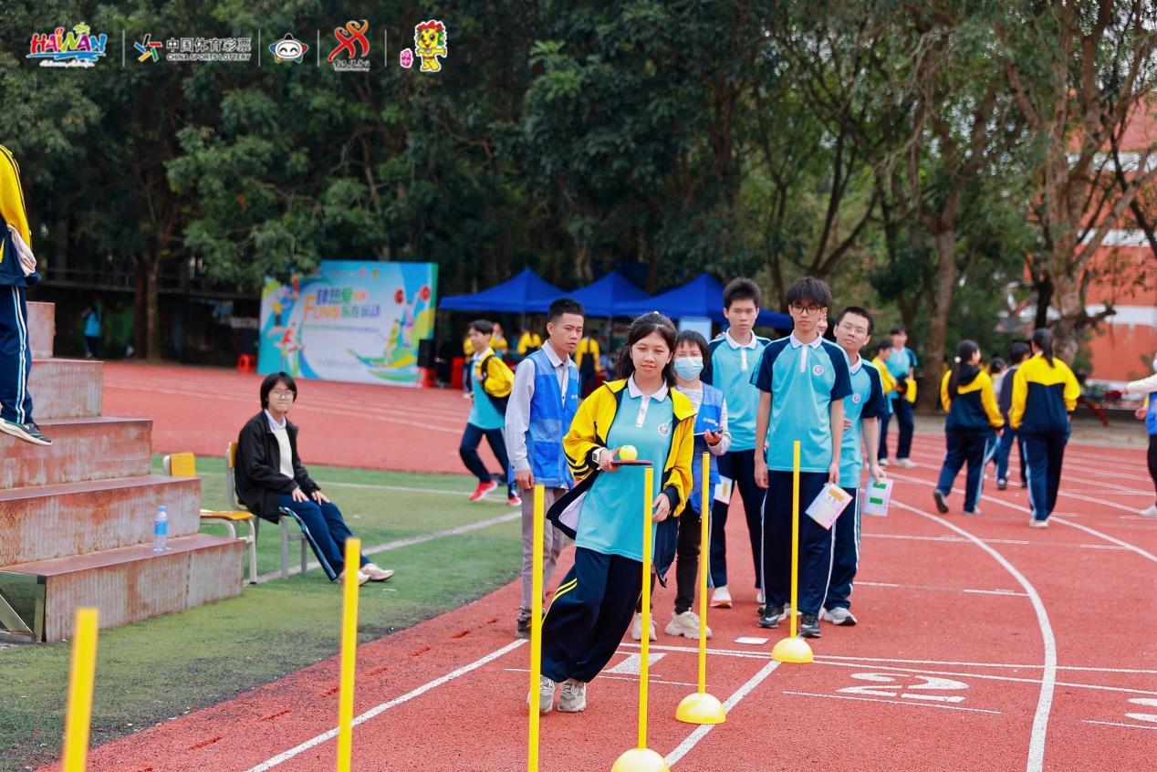 琼中举办国家体育锻炼达标测验活动