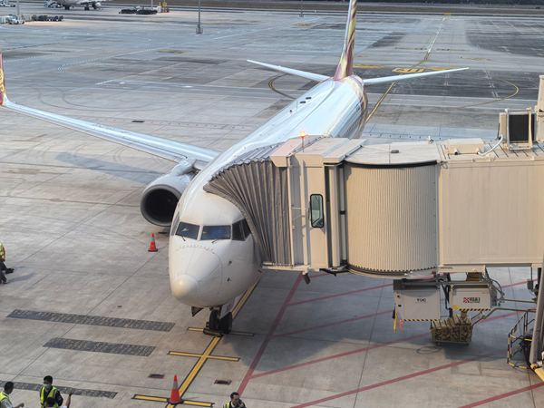 海南航空HU7349航班飞机。