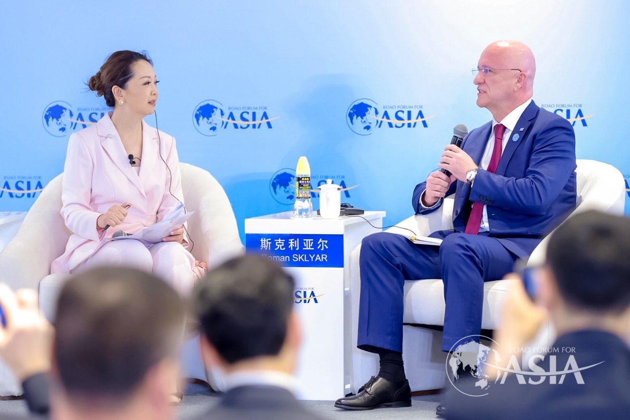 对话现场。图源：博鳌亚洲论坛官网