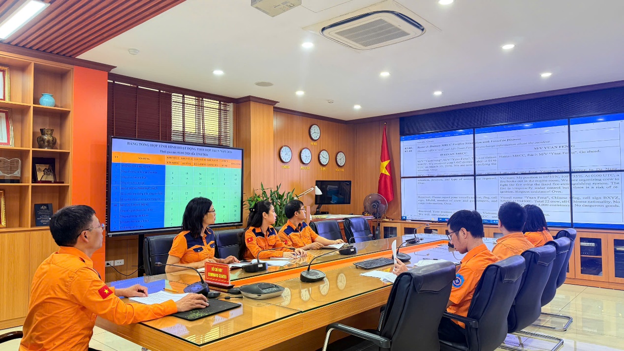 演练现场。海南海事局供图