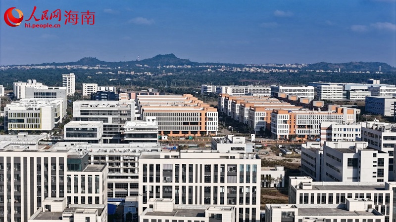 海口国家高新区美安生态科技新城。人民网记者 牛良玉摄