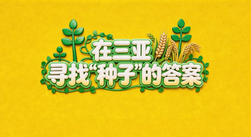 海之南|在这场大会寻找"种子"的答案