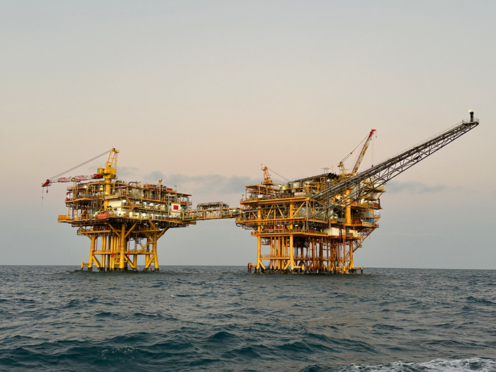 东方1-1气田海上平台。中国海油供图图