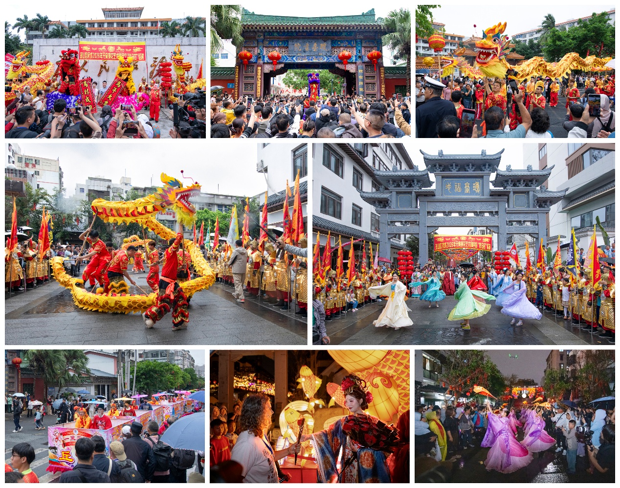 二等奖作品：李国茂·组照《千年府城元宵换花节》。主办方供图