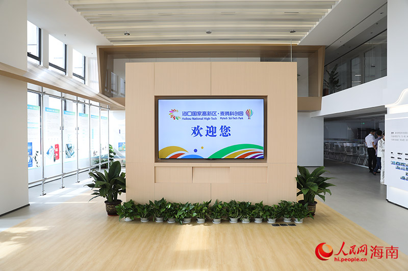 海口国家高新区·麦腾科创园正式开园。人民网记者 牛良玉摄