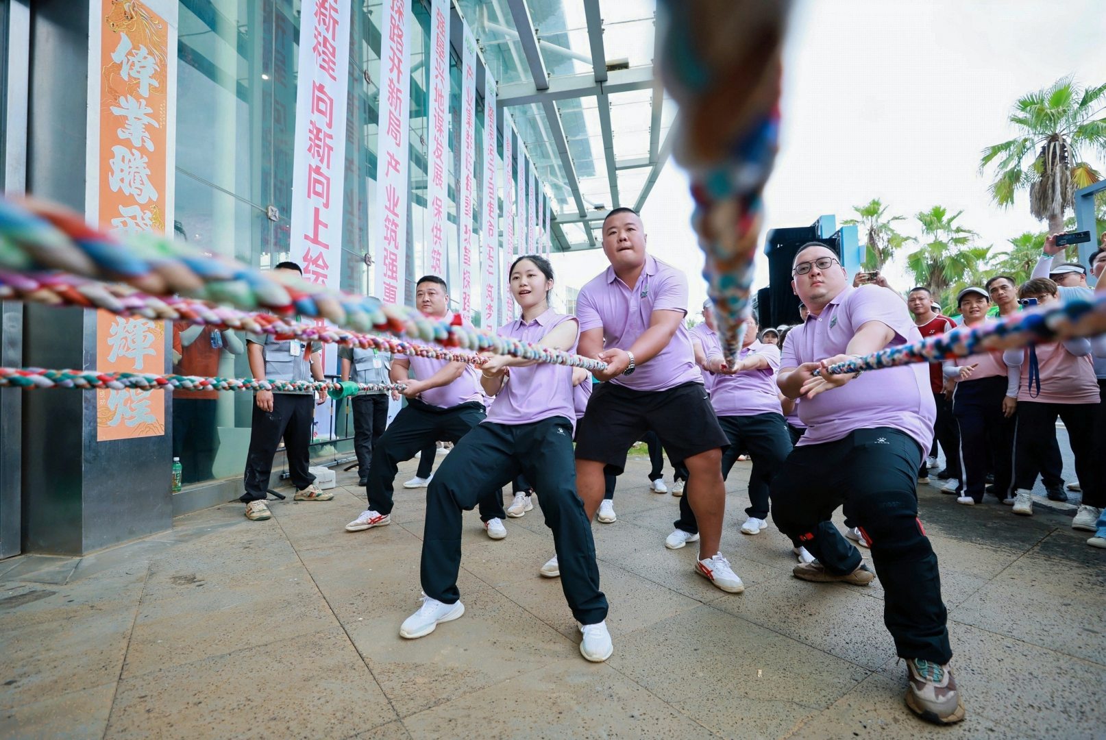 拔河比赛现场。主办方供图