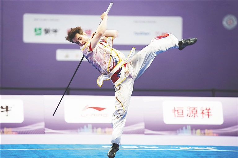 2026年国际武联第四届武术套路世界杯在海口举行。海南日报全媒体记者 张茂 摄