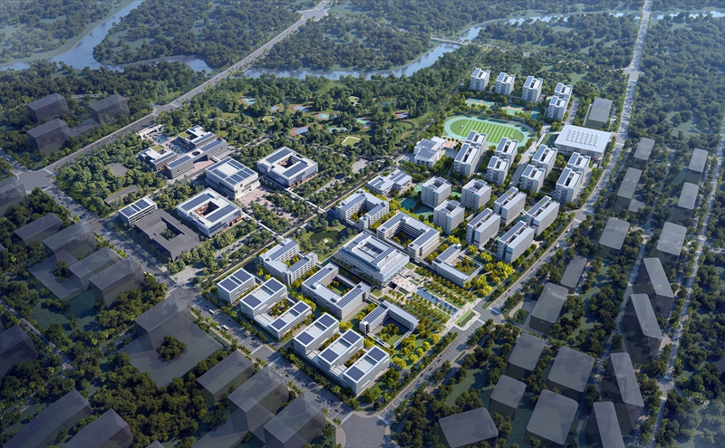 海南医科大学桂林洋新校区（二期）项目效果图。李景致供图