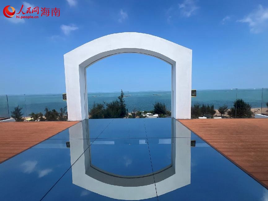 村里风景靓丽的打卡地。人民网记者 李学山摄